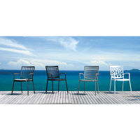 タカショー クレメント アームチェア トープ 1脚（直送品）