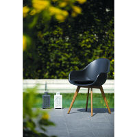 タカショー モントレックスチェア ブラック 1脚（直送品）