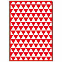 ワールドクラフト ART HOLDER_1602_4 A4 赤 W02-AH-004 5枚（直送品）