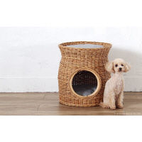 サンフラワーラタン Breezeシリーズ ラタン ペットハウス GK132MER 1個（直送品）