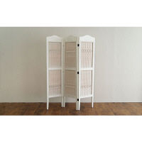 サンフラワーラタン fioreシリーズ フィオーレ スクリーン 3連タイプ S830WW 1台（直送品）