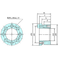 椿本チエイン パワーロック KEシリーズ PL050ー072KE 1個（直送品）