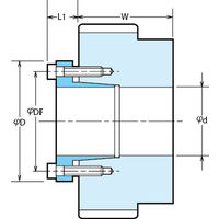 椿本チエイン PXロックプーリ Sタイプ P14M形 PT56P14M60BーSS61255 1個（直送品）