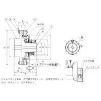 椿本チエイン ショックガードカップリング TGBシリーズ TGB50ーHC 1個（直送品）