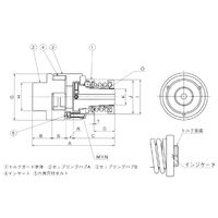 椿本チエイン ショックガードカップリング TGBシリーズ TGB08ーHC 1個（直送品）