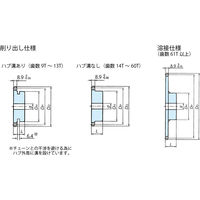 椿本チエイン RS50 スプロケット 1Bタイプ RS50ー1B65TQ 1個（直送品）