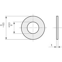 岩田製作所 シムリング RF003010015 1セット(150枚:10枚×15ケース)（直送品）