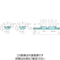 日本トムソン CルーブリニアウェイE・MET(フランジ形・スライドユニット) METC15C1SLS1 1個（直送品）