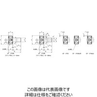 日本トムソン 標準カムフォロア CFーB(保持器付き) CF20ー1BUUR 1個（直送品）