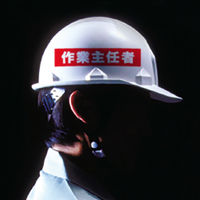 加藤商店 ヘルステッカー 作業主任者 STK-02E 1セット(10枚)（直送品）