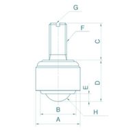 フリーベアコーポレーション フリーベア Dーtype(ボルト取付) Cー4D 1セット(5個)（直送品）