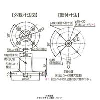 シュナイダーエレクトリック φ22ポール取付台 SBー103 SB-103 1セット(3個)（直送品）