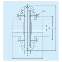 ニッタ化工品 ラブフレックスカップリング RFー450 RF-450 1個（直送品）