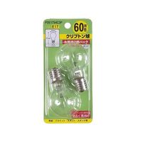 省エネクリプトン球60W形クリア2P 10組入 P351754C2P-10 ヤザワコーポレーション（直送品）