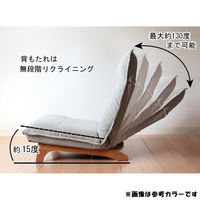 タマリビング リクライニングチェア アンティ グレー 2人掛け 1台（直送品）