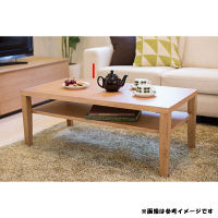 タマリビング センターテーブル シーマ ナチュラル 幅1000×奥行500×高さ 380mm 1台（直送品）