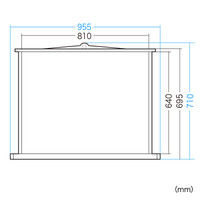サンワサプライ プロジェクタースクリーン PRS-K40K 40型 4:3 ポール式（直送品）