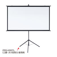 サンワサプライ プロジェクタースクリーン PRS-KBHD80 80型 16:9 壁掛け式（直送品）