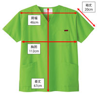 フォーク 7000SCー22 グリーナリー M 7000SC-22-M 1枚　スクラブ