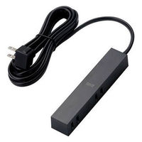 延長コード 電源タップ コンセント 2.5m 2ピン 4個口 ほこりシャッター 黒 AVT-D3-2425BK エレコム 1個