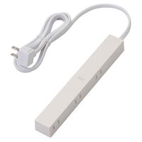 延長コード 電源タップ コンセント 1.5m 2ピン 6個口 ほこりシャッター 白 AVT-D3-2615WH エレコム 1個