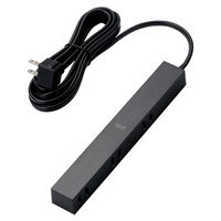 延長コード 電源タップ コンセント 2.5m 2ピン 6個口 ほこりシャッター 黒 AVT-D3-2625BK エレコム 1個