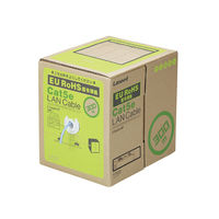 LANケーブル 300m cat5e より線 箱入り(リレックス) ブルー LD-CT2/BU300YR エレコム 1本（直送品）