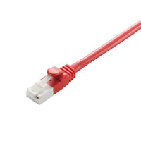 LANケーブル 1m cat6 爪折れ防止 ギガビット より線 スリムコネクタ レッド LD-GPT/R1/RS エレコム 1個