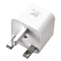 海外用変換プラグ コンセント BFタイプ 1個口 T-HPABFWH エレコム 1個