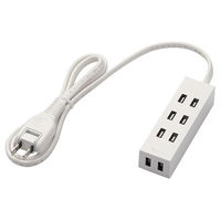 延長コード 電源タップ コンセント 1m 4個口 ほこり防止 シャッタータップ 白 T-NFL01-2410WH エレコム 1個
