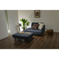 セルタン ポケットコイル入りカウチソファ セナミ インディゴブルー 幅1900mm 1脚（直送品）