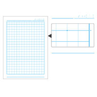 日本ノート 家庭学習ノート10mmマス 中心リーダー無 LGA10Y 1セット(10冊)（直送品）