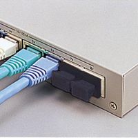 エレコム ダストカバー(黒・6個) LD-DUSTBK6 1パック(6個入)