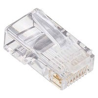 エレコム RJ45コネクタ 透明 LD-RJ45T100 1パック（100個入）