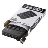 エレコム テンキーパッド/メンブレン/USB 2.0 HUB付/ブラック TK-TCM012BK/RS 1個（直送品）