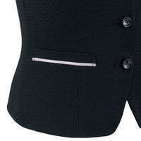 アイトス Pieds ベスト ブラック 17号 HCV4500-099 1着（直送品）