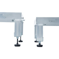 アルインコ 低床作業台 天板高さ190～220mm 寸法600×450mm LFS-0604H（直送品）