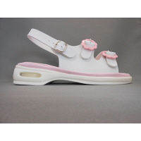 山一 フルールエアソールサンダル(2バンド) ピンク LL YI7705 1足　ナースサンダル（直送品）