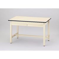 東洋事務器工業 ワークテーブル(引出し2個付き) 1200×750×740mm SWRN2-1275-II 1個 1-2865-12（直送品）