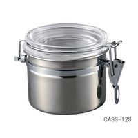 伸和 保存瓶 透明フタ付き φ102×88mm 500mL 1-3298-11 1個（直送品）