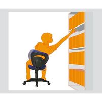 弘益 スイングチェア(ロッキング機能付) ダークグレー K-921 DGR 1個(1脚) 3-5175-05（直送品）