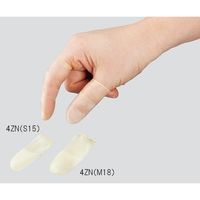 鈴木ラテックス 指サック・スポア(R)リングタイプ 18×63 1000枚入 4ZN(M18) 1袋(1000枚) 3-5260-02（直送品）