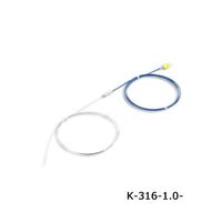 アズワン Kシース熱電対(SUS316ロングシースタイプ)650°C φ1.0×1000mm 3-5393-01 1個（直送品）