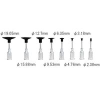 アズワン ピンセット交換チップ VIRTUAL 合成ゴム製ストレート φ19.05mm V8903-KS-5 1セット(5本)（直送品）