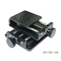 アズワン ステージ(XY軸) プレート100×100mm ストローク100mm 3-6280-01 1個（直送品）