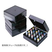 アズワン 遮光プラスチッククライオボックス 100本収納 5個入 06755-21 1袋(5個) 3-6297-01（直送品）