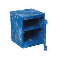 アズワン 耐酸キャビネット(組み立て式) 青 M04CRA 1個 3-6342-01（直送品）