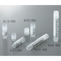 アズワン クライオチューブCryoFreeze(R) 3.6ml 内ネジ・自立型 50本/袋×8袋入 6132-S0S 1箱(400個)（直送品）