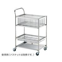 アズワン ステンレスバスケットワゴン NBW 1個 3-6798-01（直送品）