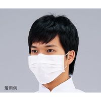 アズワン クリーンルーム用ディスポマスク ワイドタイプ 50枚×40箱入 3-6851-11 1ケース(2000枚)（直送品）